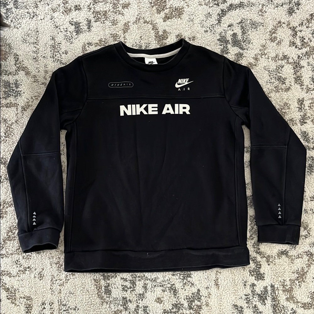Nike Air Older Kids' (Boys') Crew Sweatshirt Black size XL